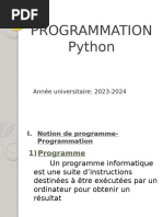 Cours Python