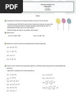 Ficha Revisões 2 - Teste - Nº1 - 2024 - 25