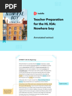 Nowhere Boy Annotated Exemplar