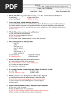 QUIZ III SET 1 Solution