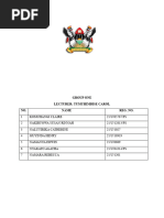 Group One Question 15