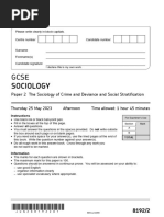 Aqa 81922 QP Jun23 CR