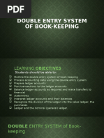 Yr 10 T1 WK3 - Double Entry System of Book-Keeping