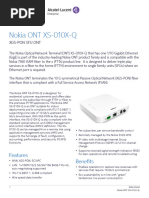 Nokia Ont Xs 010x Q Datasheet en