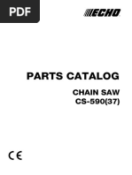 Echo CS 590 Timberwolf Chainsaw 20 Parts Manual XECCS59020150210151637