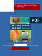 Test Bank For Psychological Science 6th Edition Gazzaniga All Chapter Instant Download