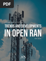 Trends and Development in Open RAN