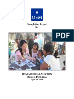 Sample of Medical Mission Budget Proposal