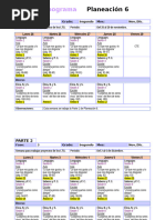 Cronograma 2°