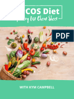 PCOS Diet Grocery List Cheat Sheet With Kym Campbell (Smart Fertility Choices)