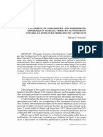 Treatment of Narcissistic and Borderline Disorders in Marital Therapy