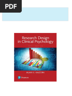 Test Bank For Research Design in Clinical Psychology, 5th Edition, Alan E. Kazdin 2024 Scribd Download Full Chapters