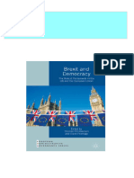 Brexit and Democracy: The Role of Parliaments in The UK and The European Union Thomas Christiansen All Chapter Instant Download