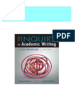 From Inquiry To Academic Writing 4th Edition Greene All Chapters Instant Download