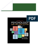 Complete Wrightsman's Psychology and The Legal System 9th Edition Edith Greene - Ebook PDF PDF For All Chapters