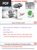 Types of Friction Clutches