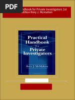 Ebooks File Practical Handbook For Private Investigators 1st Edition Rory J. Mcmahon All Chapters