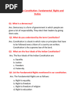 Chapter 17 Indian Constitution - Fundamental Rights and Duties