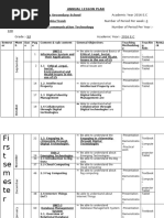 Annual Lesson Plan 12