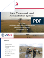 USAID Land Tenure 2014 Haiti Training Module 1 Presentation 1 Elbow