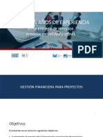 Gestión Financiera para Proyectos - Semana 2 - 1 de 4