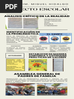 Infografía de Periódico Moderno Ordenado Colorido