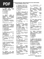 Educ 101 Post Assessment Answer Key (1 Copy)