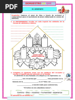 Ficha Religion-El Adviento