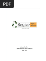 Begize Paper Recycling Business Plan