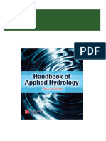 (Ebook PDF) Handbook of Applied Hydrology, Second Edition 2nd Edition Ebook All Chapters PDF