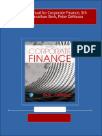 Full Solution Manual For Corporate Finance, 5th Edition, Jonathan Berk, Peter DeMarzo All Chapters