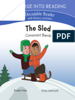 The Sled A Consonant Blends Decodable Book by Brooke Vitale