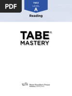 NRP-7189 - TABE Mastery - Reading Level A Student Book Sample