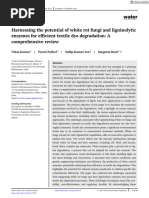 Water Environment Research - 2024 - Kumar - Harnessing The Potential of White Rot Fungi and Ligninolytic Enzymes For