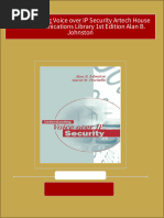 Instant Access To Understanding Voice Over IP Security Artech House Telecommunications Library 1st Edition Alan B. Johnston Ebook Full Chapters