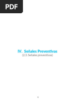 IV. Señales Preventivas