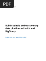 DBT Bigquery Whitepaper