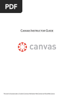 Canvas Instructor Guide