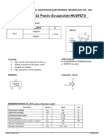 SOT-23 Plastic-Encapsulate: Mosfets