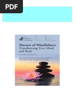 (FREE PDF Sample) Masters of Mindfulness Transforming Your Mind and Body 1st Edition Shauna Shapiro Ebooks