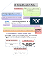 Sequence 7 - Le Complement Du Nom