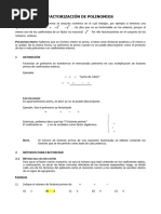 Factorizacion - Teoria - Casos Con Claves