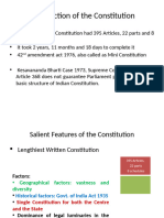 Salient Features of Indian Constitution