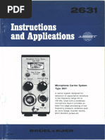 2631 Microphone Carrier System (Instruction Manual)