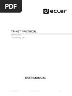 Ecler TP Net Protocol User Manual en