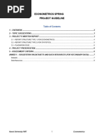 Eco Spring 24 - Project Guideline