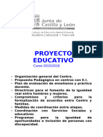 Proyecto Educativo 15 16