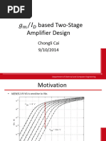 Two - Stage - Amplifir - Design Basd On GM - Id Method