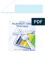 Full Download of Nutrition and Diet Therapy 12th Edition Roth Solutions Manual in PDF DOCX Format