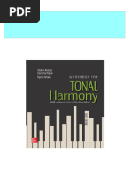 Workbook For Tonal Harmony 8th Edition Stefan Kostka All Chapters Instant Download